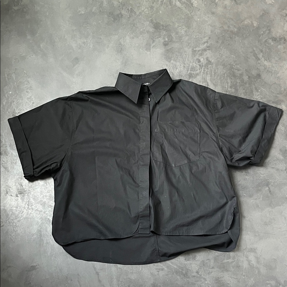 Zara Boxy High Low Blouse